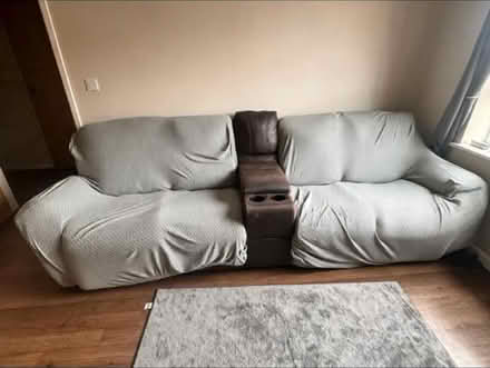 Photo of free Leather corner sofa (Brooklands MK10) #1