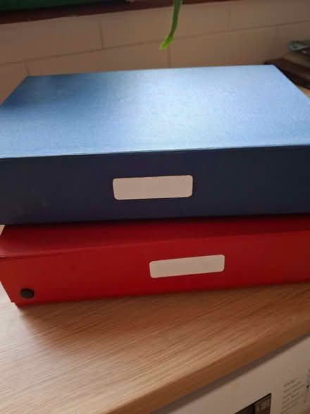 Photo of free 2 slide storage boxes (Lightwater GU18) #2
