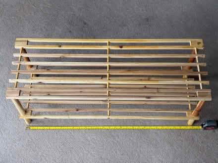 Photo of free Wooden shoe rack (Great Boughton CH3) #1