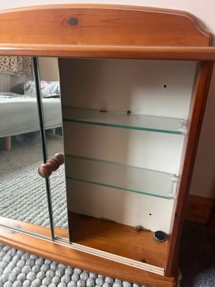 Photo of free Mirrored bathroom cabinet (SG4 Codicote) #1