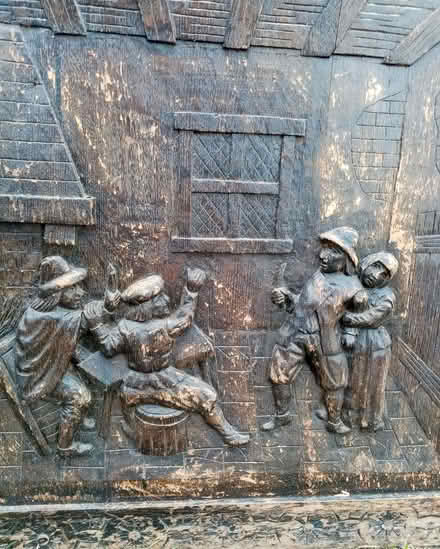 Photo of free Carved wooden door panel (Wentnor SY9) #2