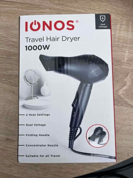 Photo of free foldable hair dryer (Botley OX2) #1