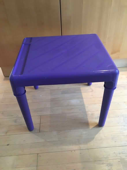 Photo of free ELC Purple Children's table (Leytonstone E11) #2