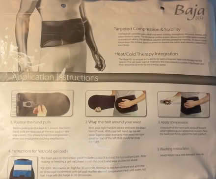 Photo of free Back brace for lower back (Western Dearborn) #2