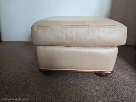 Photo of free 2 seater sofa, armchair and footstool, lampshades (Nottingham NG1) #4