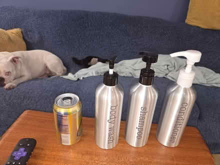 Photo of free 3 toiletry aluminum bottles (Maple Leaf / Northgate) #1