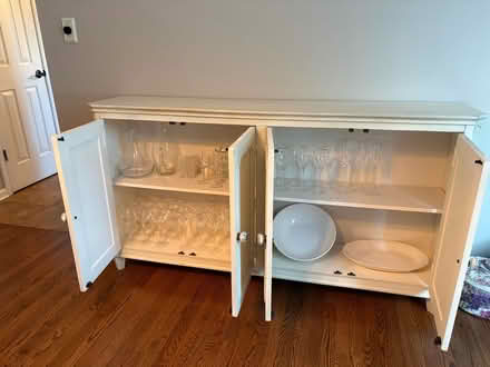 Photo of free Beige Distressed Side Board (Off of Bunkerhill Rd & Rte 27) #3