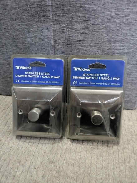 Photo of free Stainless steel dimmer switch x2 (Me13fw) #1