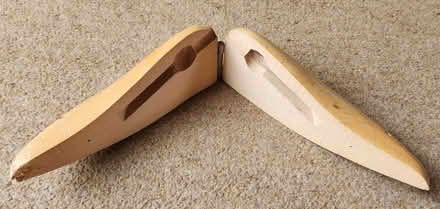 Photo of free Wooden hinged foot shape (Vicars Cross CH3) #3