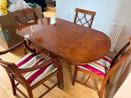 Photo of free Vintage 4 seater table + chairs (Princes Park L8) #2