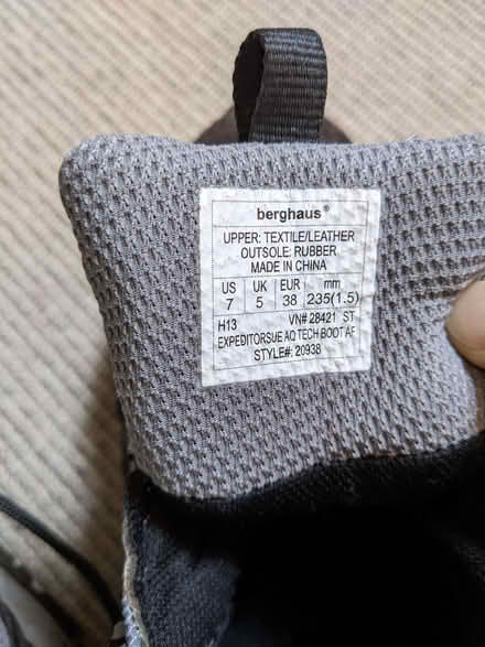 Photo of free Womens Size 5 walking boots (Jericho OX2) #2