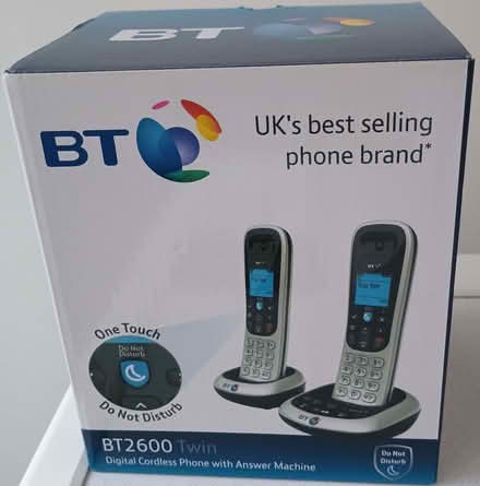 Photo of free BT Twin Phone set with answering phone machine (BT2600 Twin) (Barbourne WR3) #1