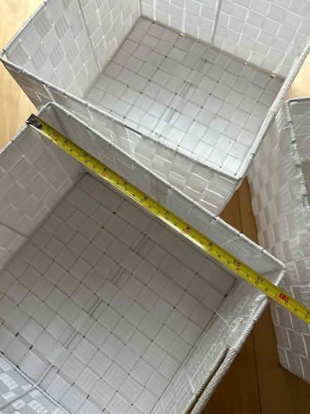 Photo of free 3 woven nylon storage baskets (KT70) #4