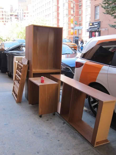 Photo of free curb alert: bookcases (Hell's Kitchen) #1