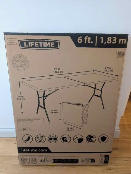 Photo of free Folding table (Highbury N5) #2