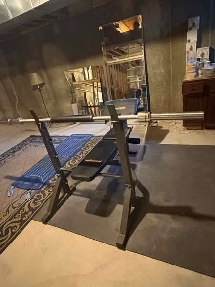 Photo of free Workout Bench and Universal bar (Off of Bunkerhill Rd & Rte 27) #3