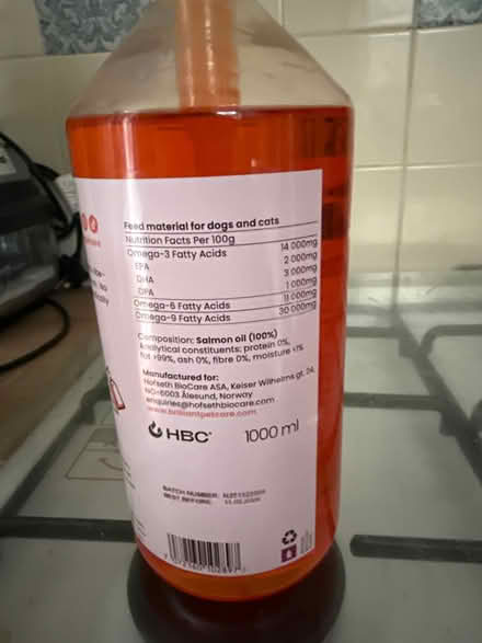 Photo of free Salmon oil for pets (Leicester LE2) #3