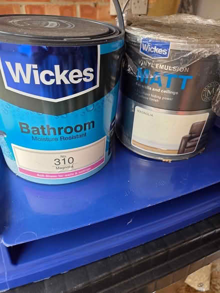 Photo of free various paints and varnish (Baldock, Clothall Common SG7) #2
