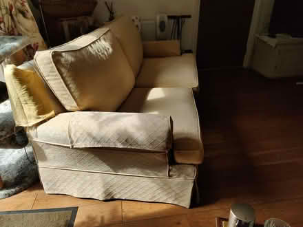 Photo of free 3 seater bed settee (Holmbury St Mary, RH5 6) #2
