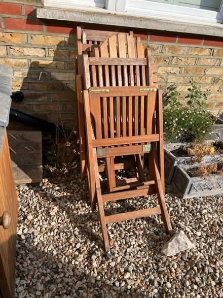 Photo of free Garden table and 4 chairs (TW12 - Hampton Hill) #3