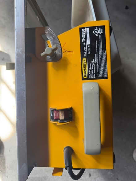 Photo of free tile cutter (2420 christine San bern calif) #1