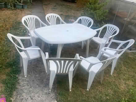 Photo of free Garden table & chairs (Lower Stratton SN3) #1