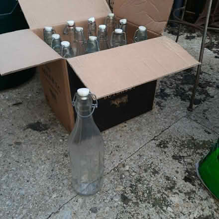 Photo of free 13 One litre bottles with clip tops (Headington OX3) #1