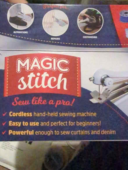 Photo of free Magic Stitch Handheld Sewing Machine (Bramley LS13) #1