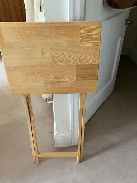 Photo of free Small wooden folding table (Hove BN3) #2