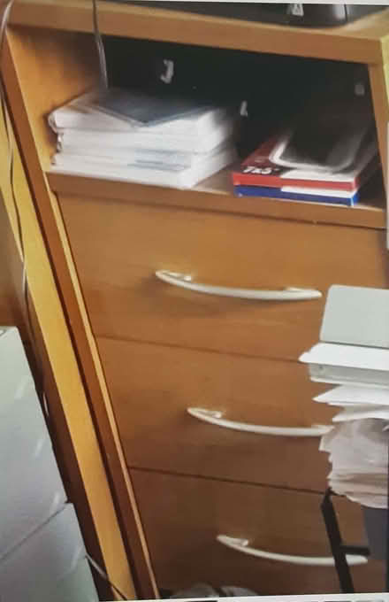 Photo of free Large Wardrobe, Office Chair, 3 Drawer Units, Office Desks (Warminster BA12) #1
