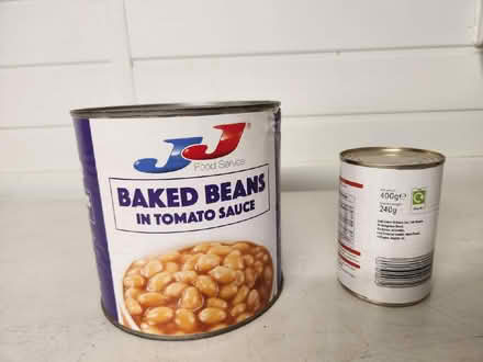 Photo of free A few large size can of beans (Castlefield HP11) #1