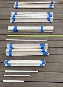 Photo of free 1/2” SCH40 PVC — 243 feet of pipe and 67 fittings — take all #2