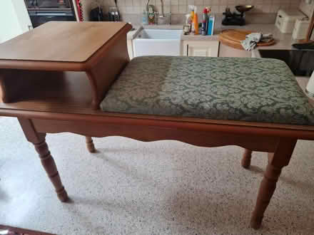 Photo of free Vintage telephone seat & table (Renmore) #1