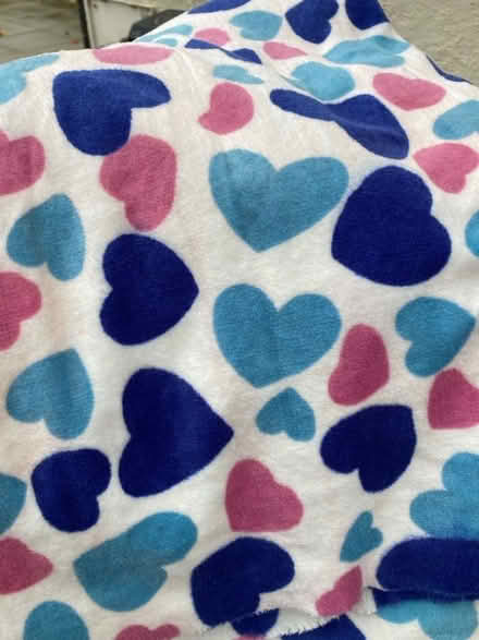 Photo of free Heart fleece material (New Brighton CH45) #1