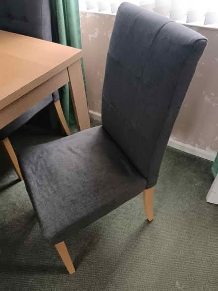 Photo of free Oak effect table and 4 chairs (Hartlepool TS25) #2