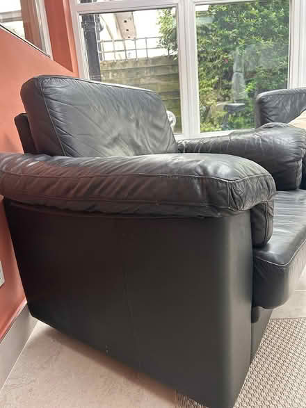 Photo of free 3 piece leather suite (Dublin 15) #1