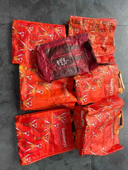 Photo of free 7 small strong Sainsbury’s bags (Bexhill on sea TN39) #1
