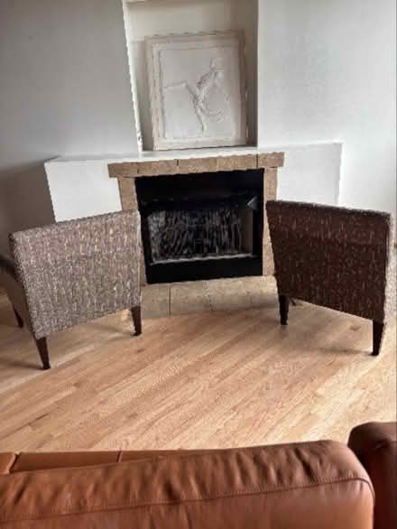 Photo of free 2 quite nice upholstered chairs (Madison st and Des plaines) #2