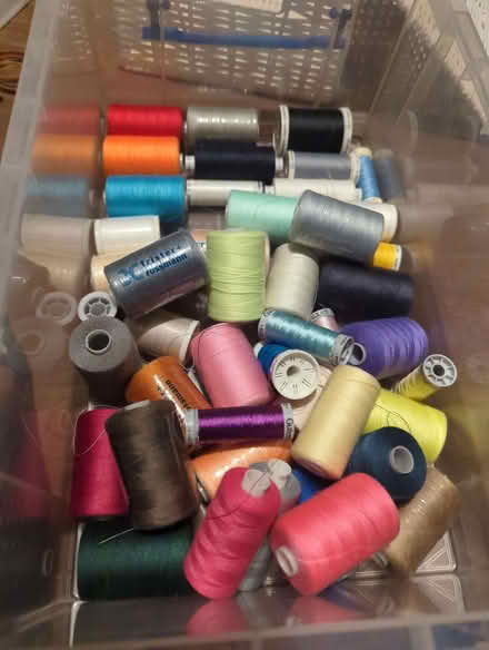 Photo of free Basket full of threads (Bramley LS13) #1