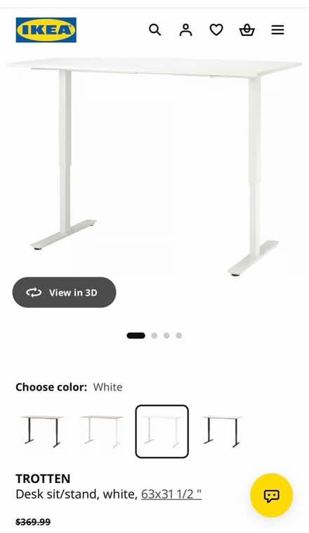 Photo of free IKEA SKATSTA sit/stand desk (Near Seven Mile and Farmington) #1