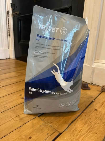 Photo of free Opened bag of hypoallergenic cat food (Woodside G20) #1