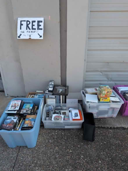 Photo of free Pickup! DVDs, CDs, audiobooks (NRG stadium) #1