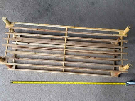Photo of free Wooden shoe rack (Great Boughton CH3) #2