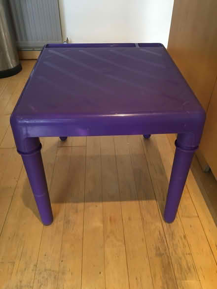 Photo of free ELC Purple Children's table (Leytonstone E11) #1