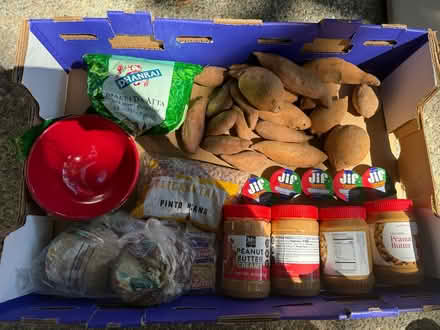 Photo of free Groceries & ceramic bowl (1075 Valencia Avenue) #3