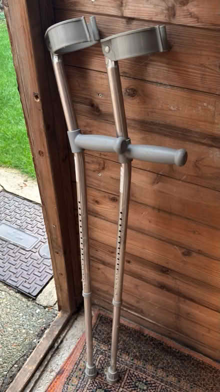 Photo of free Adults crutches (Bassingbourn, SG8) #1