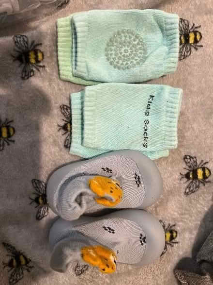 Photo of free New baby shoes & travel earmuffs (N42 Woodberry Down) #2