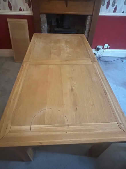 Photo of free Large wooden dining table (Ch45) #4