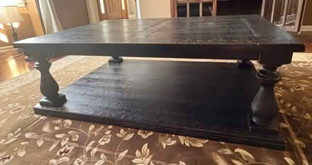 Photo of free Black Coffee Table (Off of Bunkerhill Rd & Rte 27) #1