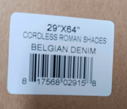 Photo of free 4 new Chicology bamboo roman shades (Falls Church) #2